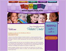 Tablet Screenshot of alabamapediatricdentistry.com